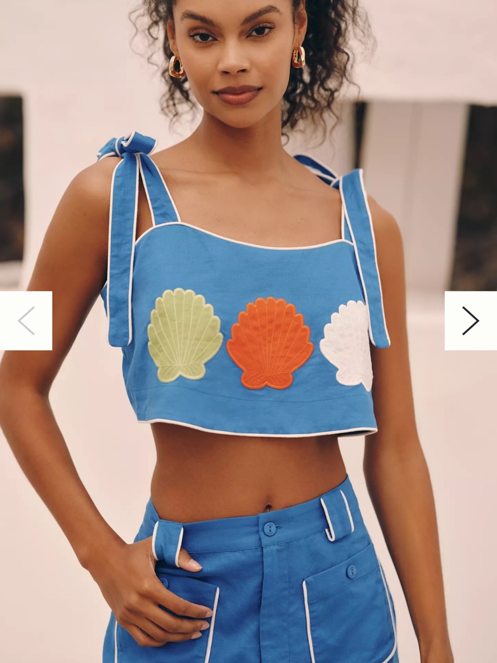 NWT FARM Rio Destination Embroidered Tank Top & Short set